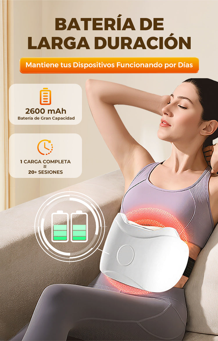 Masajeador Abdominal Eléctrico Inalámbrico – Quema Grasa, Reduce Hinchazón y Activa la Digestión Natural